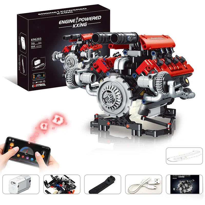 🎉Last Day Promotion 50% OFF + FREESHIPPING🔥 - Gasoline OHV V8 Small-block Engine Model Kits