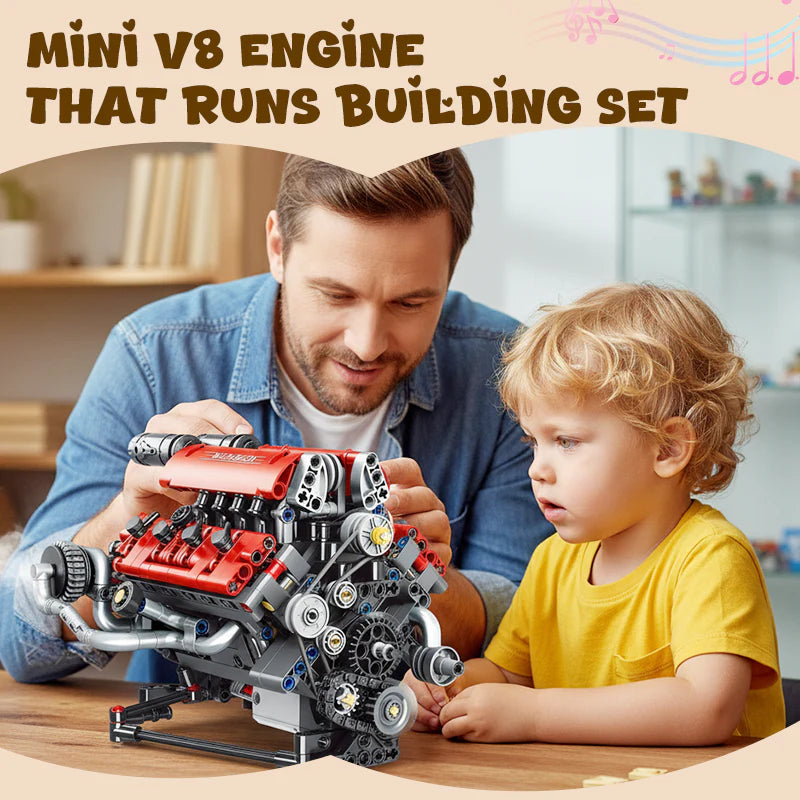 🎉Last Day Promotion 50% OFF + FREESHIPPING🔥 - Gasoline OHV V8 Small-block Engine Model Kits