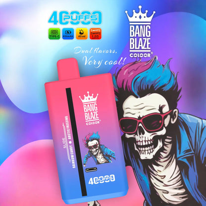 Bang Blaze 40000 40K Puffs 2% 3% 5% Nicotine Double Taste Disposable Vape(Box of 3)
