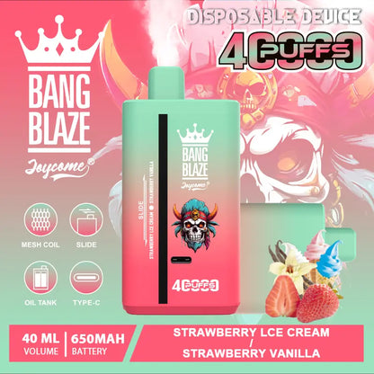 Bang Blaze 40000 40K Puffs 2% 3% 5% Nicotine Double Taste Disposable Vape(Box of 3)