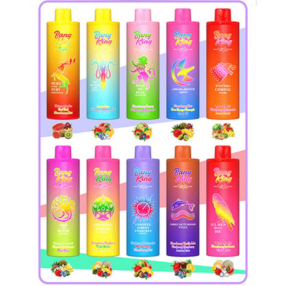 Bang King Triple 45000 45K Puffs Vape 3 in 1 Flavors Newest Original Rechargeable Disposable Vape(Box of 3)