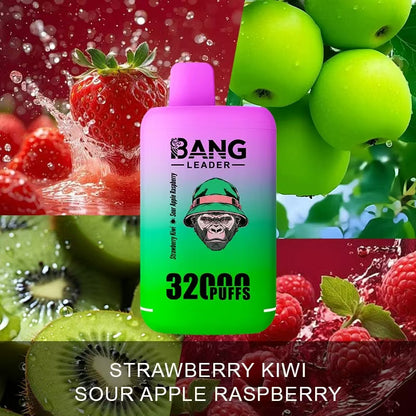 Bang Leader 32000 32k Puffs 0% 2% 3% 5% Nicotine  Double Taste Disposable Vape(Box of 3)