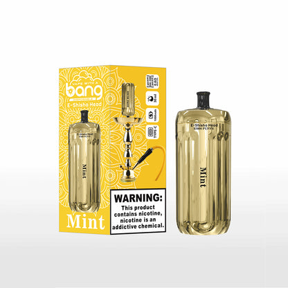 Bang E-Shisha Head 42000 42K Puffs Gold LED Display Disposable Vape(Box of 3)