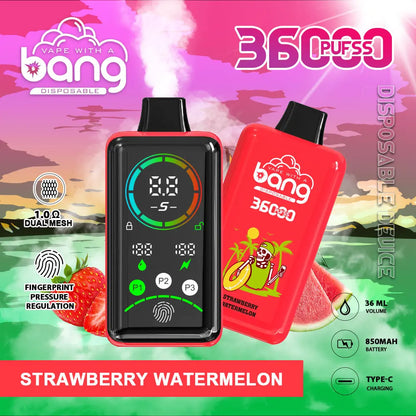 Bang 36000 Power Advanced Fingerprint Power Regulation 36K Puffs Disposable Vape(Box of 3)