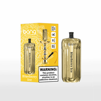 Bang E-Shisha Head 42000 42K Puffs Gold LED Display Disposable Vape(Box of 3)