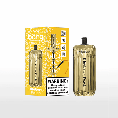 Bang E-Shisha Head 42000 42K Puffs Gold LED Display Disposable Vape(Box of 3)