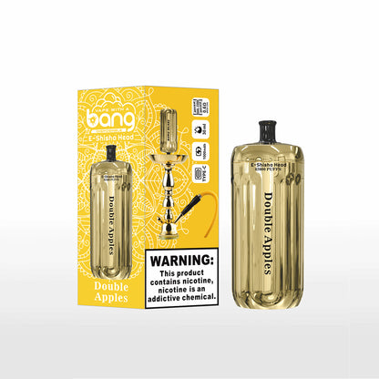 Bang E-Shisha Head 42000 42K Puffs Gold LED Display Disposable Vape(Box of 3)