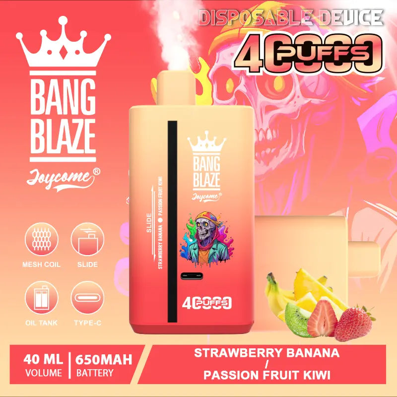 Bang Blaze 40000 40K Puffs 2% 3% 5% Nicotine Double Taste Disposable Vape(Box of 3)