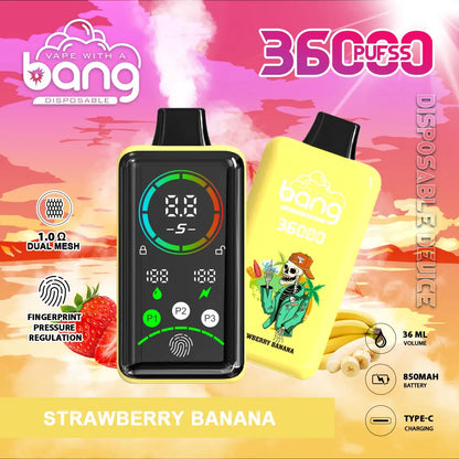 Bang 36000 Power Advanced Fingerprint Power Regulation 36K Puffs Disposable Vape(Box of 3)