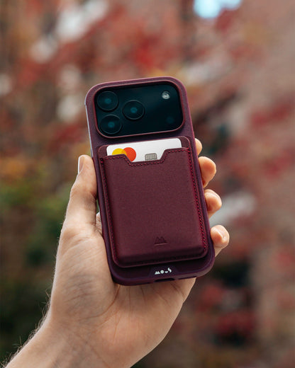 MagSafe® Compatible Card Wallet 2.0 – Mulberry