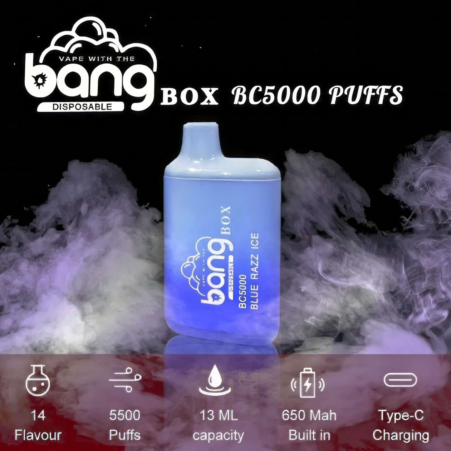 Bang Blaze BC5000 Puffs Retail Disposable Vape